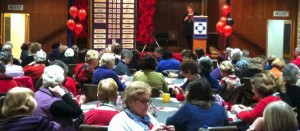 Lynn Berry speaks at Waverley Patchworkers